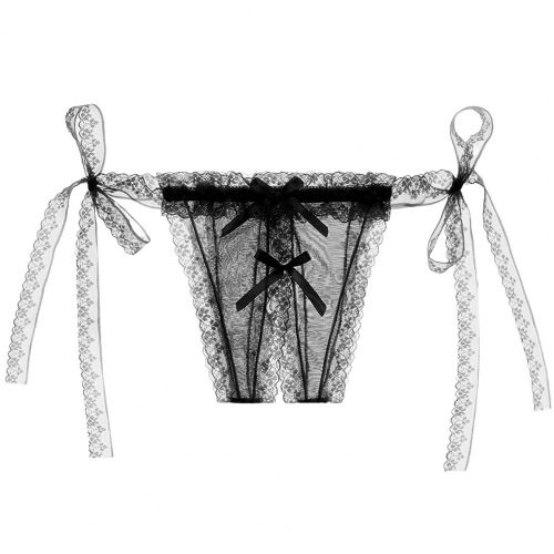 String Transparent En Maille Pour Femmes, Taille Basse, Respirant, Sduisant, En Forme De Triangle, Sans Entrejambe, Pour La Nuit De Mariage