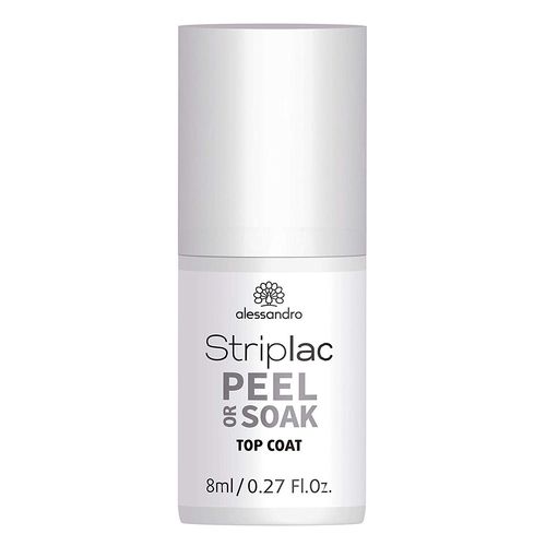 Striplac Peel Or Soak Top Coat 8 Ml - Alessandro - Top Coat Led Pour Vernis Striplac Peel Or Soak