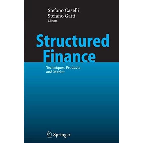 Structured Finance   de Stefano Gatti  Format Broch 