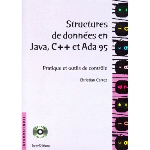Structures De Donnes En Java, C++ Et Ada 95   de Carrez Christian  Format Broch 