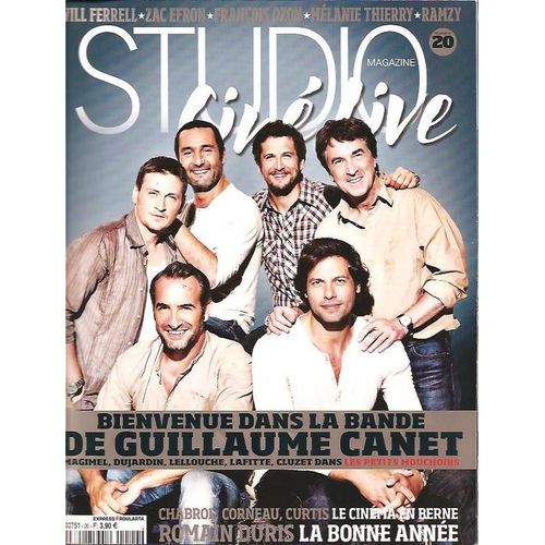 Studio Cin Live  N 20 : Bienvenue Dans La Bande De Guillaume Canet Magimel, Dujardin, Lellouche, Laffite, Cluzet Dans 
