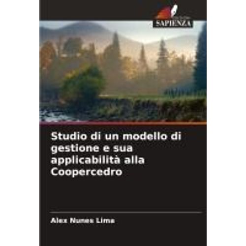 Studio Di Un Modello Di Gestione E Sua Applicabilit Alla Coopercedro    Format Broch 