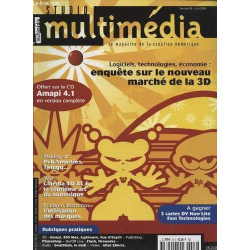 Studio Multimedia N24 : Logiciels Technologies Economie : Enquete Sur Le Nouveau Marche De La 3d - Mahing Of Pub Smarties, Twingo....   de COLLECTIF