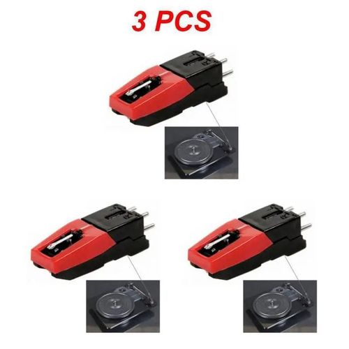Stylet De Remplacement Pour Lp Crosley Ion Jensen 1byone Phonographe Tourne-Disque,1  5 Pices - Type Style A 3pcs #B