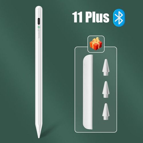Stylet tactile pour iPad,stylet pour Apple Pencil 2 1 pour iPad Air 4 2021 Pro 11 12.9 2020 Air 3 10.5 2019 10.2 Mini - with 3 Tips