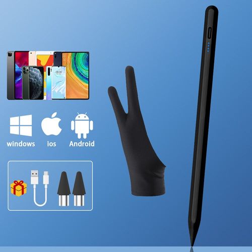 Stylet universel pour tablette Android IOS Windows,stylet pour tlphone portable,Apple Pays l 2,Samsung,Huawei- black 3-A74