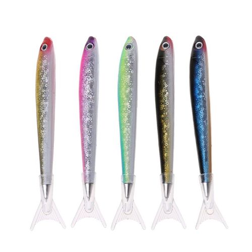 Stylo  Bille Cratif En Forme Poisson,Couleur D'encre Bleu Pour Enfants,Rcompenses Classe,Nol,Halloween - Type Blue
