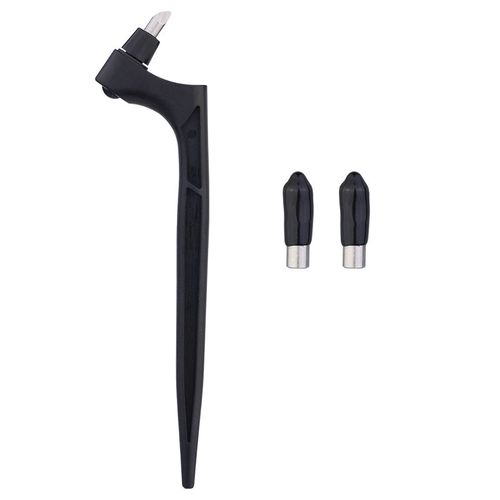Stylo  Couteau Utilitaire Rotatif  360 Degrs,Stylo De Dcoupe De Papier,Tte De Gravure,Outils De Coupe D'artisanat D'art De Bricolage,Couteau Mis En ?uvre  Distance Tenu Dans La M - Type Black