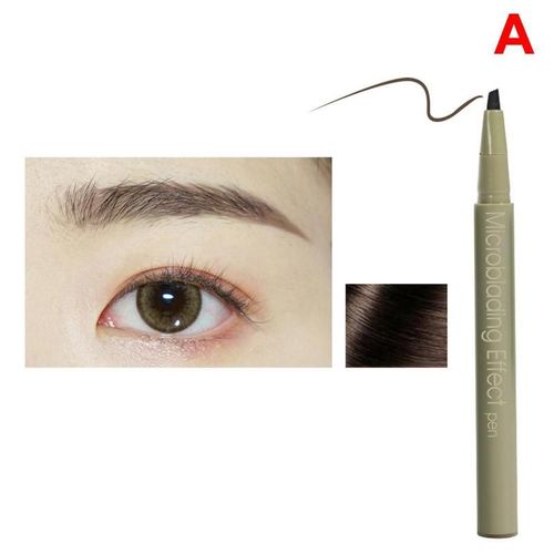 Stylo  Sourcils Encre  Effet Microblading, Pointe De Fourchette, Maquillage 3d Liquide, Crayon  Sourcils Durable, Long Sourcils tanche Z2c2