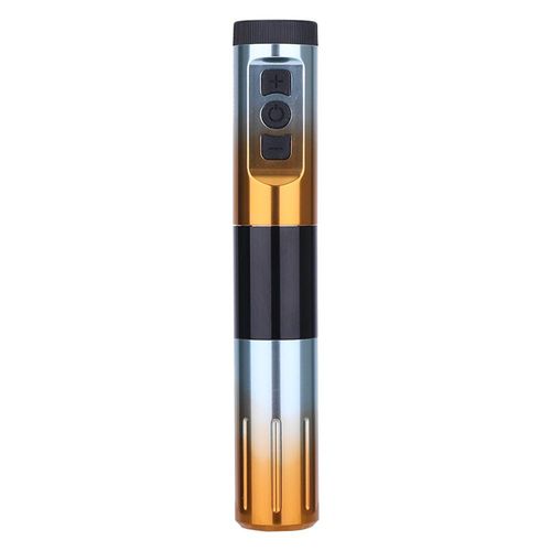 Stylo De Machine  Tatouer  Distance Sans Fil Avec cran Lcd,quipement De Tatouage Liner Et Shader,Batterie En Alliage D'aluminium,1500mah - Type Gold