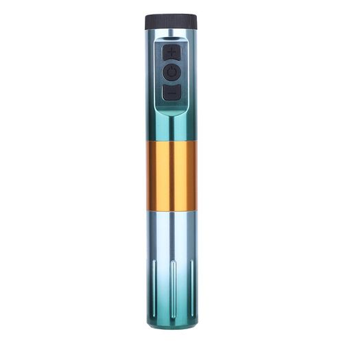 Stylo De Machine  Tatouer  Distance Sans Fil Avec cran Lcd,quipement De Tatouage Liner Et Shader,Batterie En Alliage D'aluminium,1500mah - Type Green