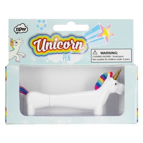 Stylo En Forme De Licorne  La Crinire Arc-En-Ciel * Dimensions De La Bote : 13 X 10,5 X 3,5 Cm * Ient Sur Ses 4 Sabots