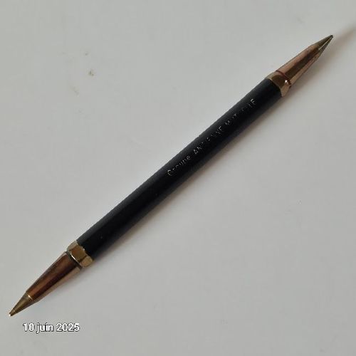 Stylo Publicitaire Des Annes 50-60, Groupe Ancienne Assurance, Avec 2 Couleurs