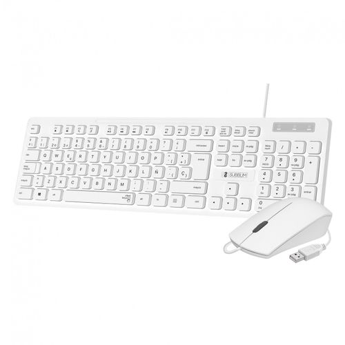 Subblim Subkbc-cssk02 Clavier Souris Incluse Usb Qwerty Espagnole Bla