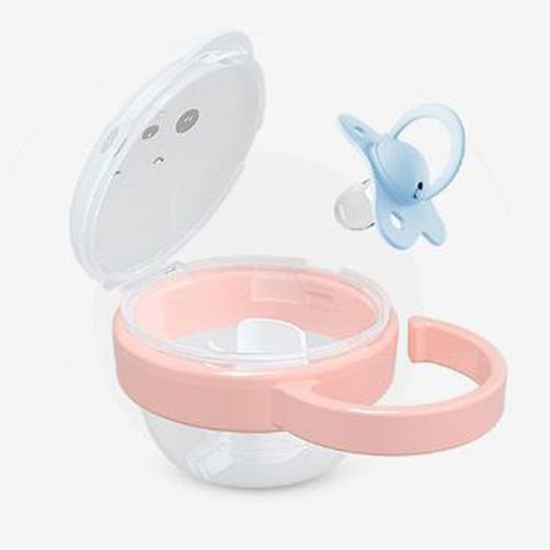 Sucette Pp Bote De Rangement Factice Bb Sucette Bb Dentition Bb Nourrisson Portable Nouveau-N Bb Sucette Avec Poigne De Rangement