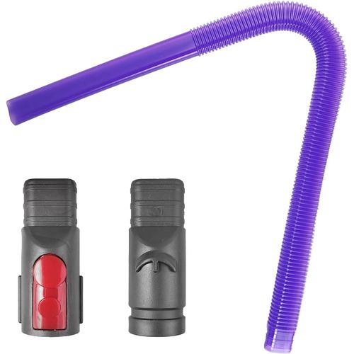 Suceur Aspirateur, 81 Cm Suceur Plat Flexible, Aspirateur Accessoire Pour Dyson, Outil De Nettoyage Des Crevasses, Pour Dyson V6 V7 V8 V10 V11 V12 V15[SSE7114005]