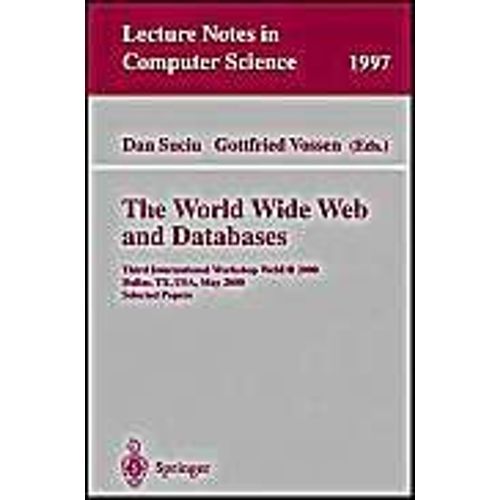The World Wide Web And Databases   de Dan Suciu  Format Broch 
