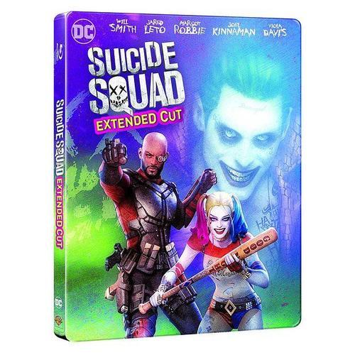 Suicide Squad - Blu-Ray + Blu-Ray Extended Edition + Copie Digitale Ultraviolet - dition Botier Steelbook de David Ayer