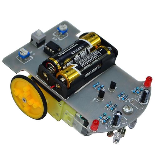 Suivi De Ligne Kit De Voiture Intelligente, Assembler Un Robot Intelligent Simple, Patrouiller Le Robot Suivant La Ligne Pour Les Enfants tudiants De Lcole De Sciences