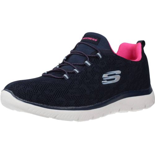Baskets Skechers Summits - Leopard Spot - Bleu - 39