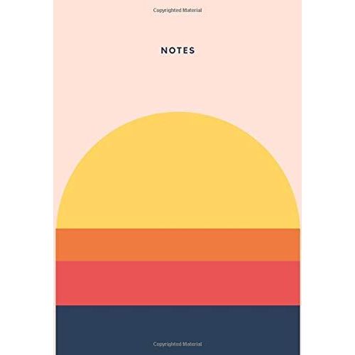 Sunset Golden Mountains 2021 Lined Notebook Notes   de Buscarino, Christina  Format Broch 