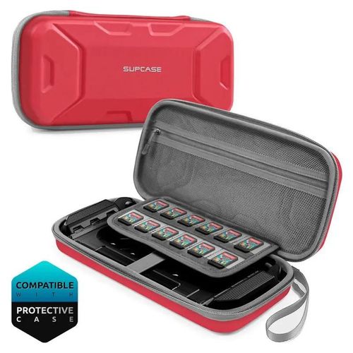 Supcase Carrying Case For Nintendo Switch 2 2025 Plus Version Portable, Protection, Sac  Main De Voyage, Poudres Pour Blade, Titan--Rouge