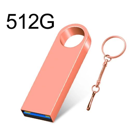 Super cl USB 3.0 en mtal,2 To,1 To,512 Go,mmoire SSD portable,haute vitesse - Type pink 512GB