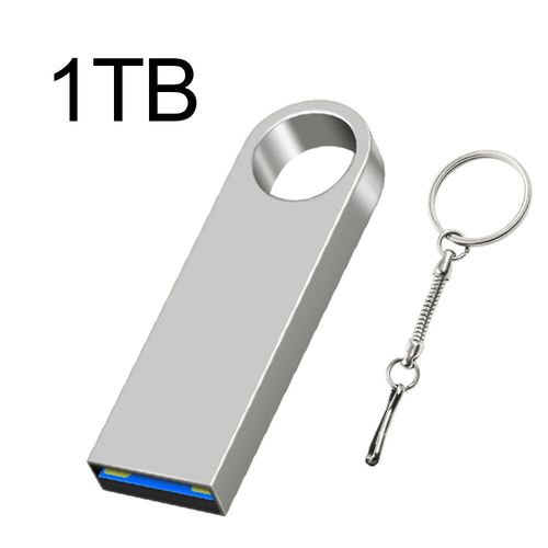 Super cl USB 3.0 en mtal,2 To,1 To,512 Go,mmoire SSD portable,haute vitesse - Type silver 1TB #B