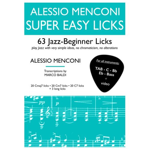 Super Easy Licks (Video + Book): 63 Jazz - Beginner Licks (For All Instruments)   de unknown  Format Broch 
