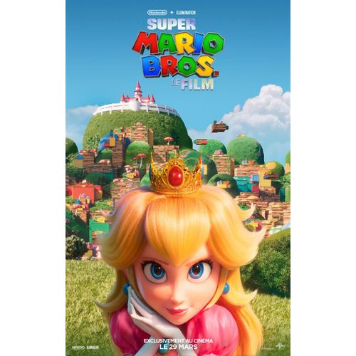 Super Mario Bros - Le Film - 2023 - Princesse Peach - 40x60cm - Affiche / Poster Envoi En Tube