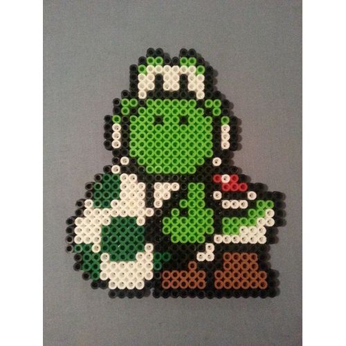 Super Mario Bros Yoshi - Perler/Hama