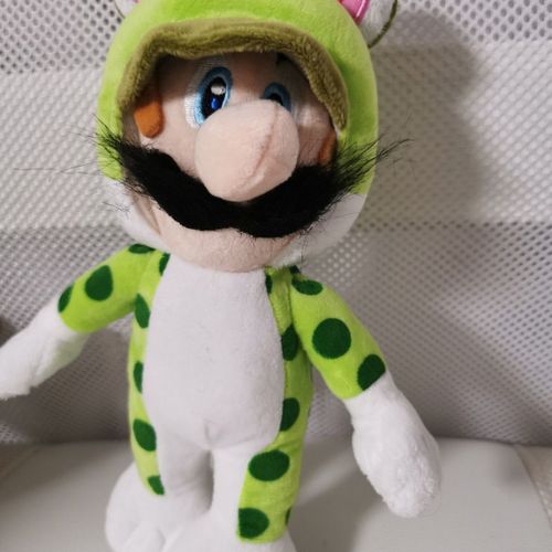 Super Mario Luigi Peluche Chat 3d Peluche Peluche 19 Cm Goodnice