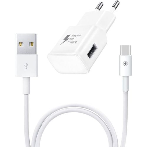 Super Pack Chargeur + Cble Compatible Zte Axon 50 Lite Fast Charger Ultra-Puissant Et Rapide Nouvelle Generation 3a Avec Cable Type C Chargement/Transfert De Donnes