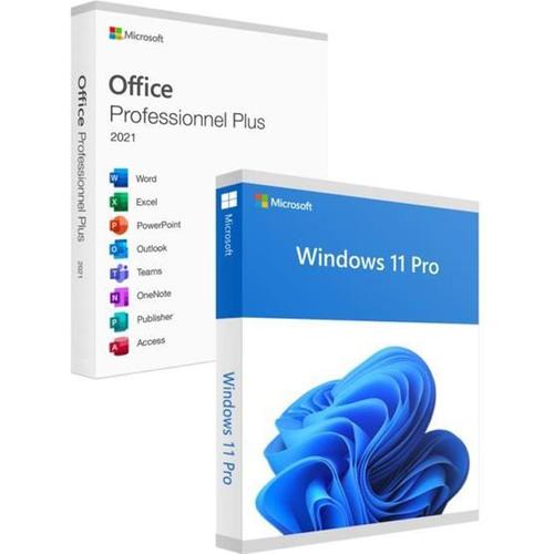 Super Pack Windows 11 Pro + Office 2021 Pro  Tlcharger - Envoi Rapide - Facture Automatique