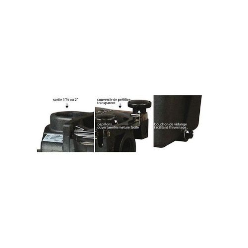 Super Pump Hayward 2 Cv Mono 19,5 M/H 2'' Pompe De Filtration Piscine