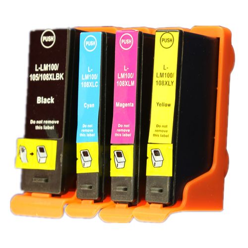 Superb Choice Cartouche D'encre Compatible Pour Lexmark 100xla (Noir/Cyan/Magenta/Jaune) Lexmark Prospect Pro 208 Printer