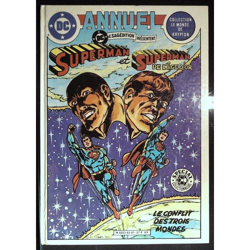 Superman Et Superman De L'age D'or Annuel Le Conflit Des Trois Mondes   de rick buckler  Format Broch 