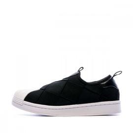 Adidas superstar slip on femme best sale noir