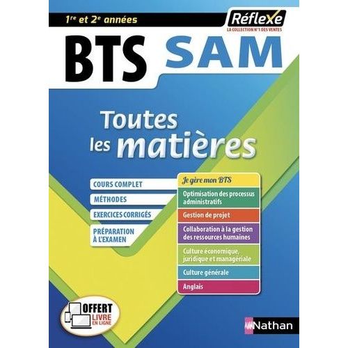 Bts Sam 1re Et 2e Annes - Toutes Les Matires    Format Beau livre 