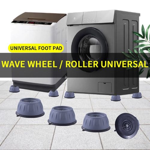 Support antidrapant pour Machine  laver, 1/4 pices, Anti-Vibration, pour sche-linge, pour lever les pieds en hauteur, antichocs et antibruit