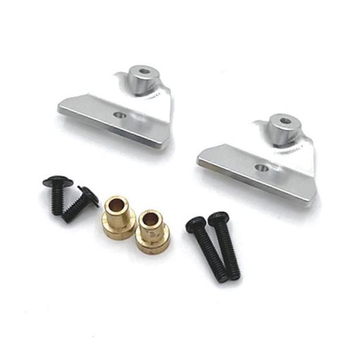 Support avant pour MNMODEL 1/12 MN82 LC79 MN78 Pices de voiture tlcommandes Mise  niveau en mtal Argent