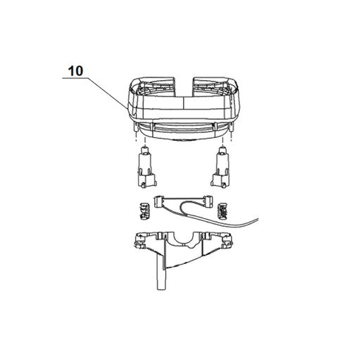 Support cuve repre 10 - Robot mnager (505654 MAGIMIX)