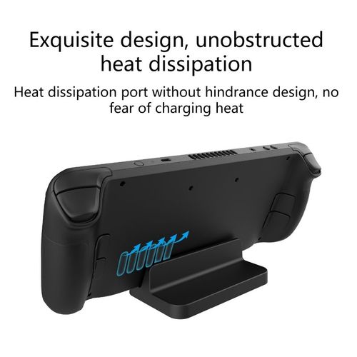 Support D'affichage De Base De Bureau Avec Cble De Chargeur, Compatible Avec Steam Deck/Ns Switch Oled Lite Console De Jeu