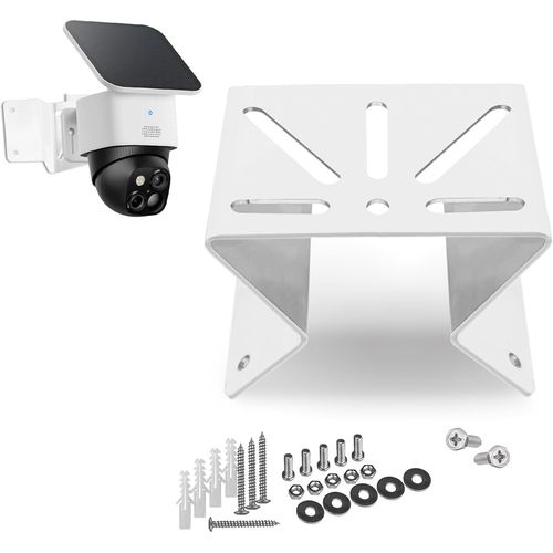 Support D'Angle En Mtal Pour Eufy Solocam S340,largit La Zone De Vision De 270 Dans Les Coins Du Mur Extrieur,Support Rsistant  La Rouille Pour Camra Ptz,Convient Pour L'Intrieur Et