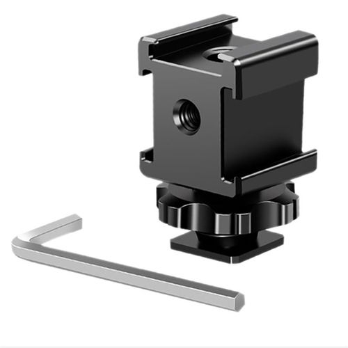 Support D'Extension de Support D'Extension de Chaussure Chaude Froide avec Triple Support de Chaussure Froide pour CamRas VidO ou Accessoire D'Appareil Photo Reflex NumRique