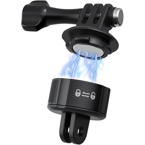 Support de Base  dgagement Rapide pour GoPro, Adaptateur de trpied magntique Compatible avec GoPro Hero 13 12 11 10 9 8 7 6 5 Noir, DJI Osmo Action 5 Pro/4/3, AkASO et Plus Encore.[F1052]