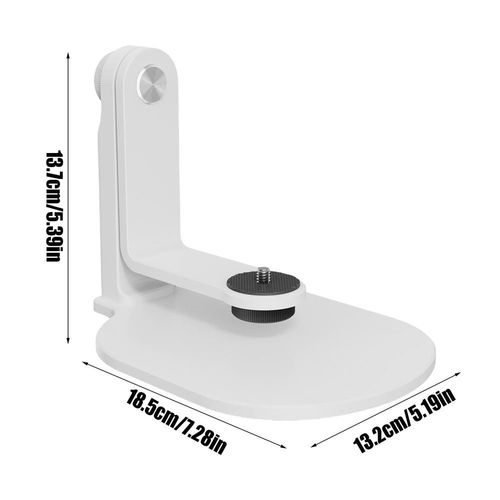 Support de budgtaire de bureau rotatif rsistant  360 degrs,support de bureau universel cratif,support rapide pour Vlog vido  domicile - Type WHITE