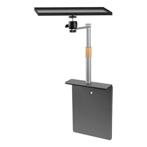 Support de budgtaire multifonctionnel pour bureau de chevet,canap-lit,optique rglable,base en mtal,support de budgtaire,support rapide,rotation  360  - Type Stand with tray
