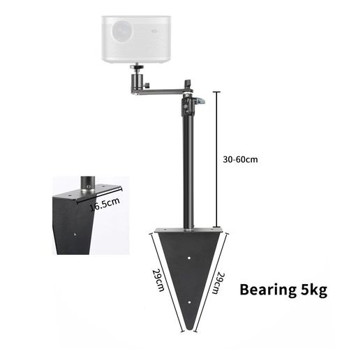 Support de budgtaire rotatif PTZ rsistant  360 degrs,trpied,pince lumineuse,bureau avec luminaire de 1/4 pouces pour clairage annulaire,appareil photo reflex numrique - Type Tripod