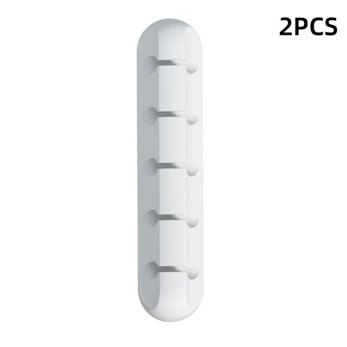 Support de cble Micro USB Type-C en silicone,support de bureau pour souris,clavier,sauna,tlphone - Type 5 holes B-2Pcs